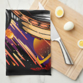 Raum Geschirrtuch (Viertel Falte)