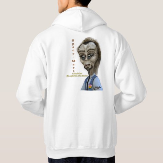 Raum-Handelszentrum Hoodie (Rückseite)