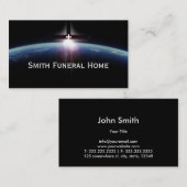 Raum-heilige quere helle Begräbnis- Visitenkarte (Vorne/Hinten)