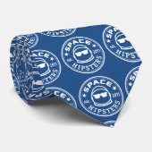 Raum-Hipster-Logo-Krawatte Krawatte (Gerollt)