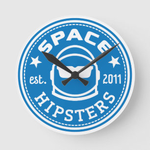 Raum-Hipster-Wand-Uhr Runde Wanduhr