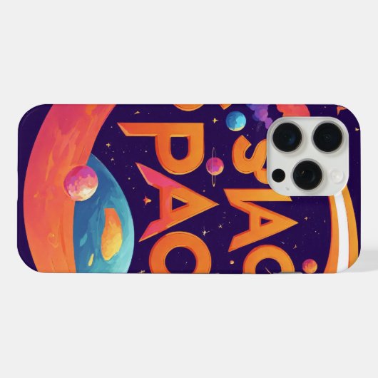 Raum iPhone Hülle (Rückseite (Horizontal))