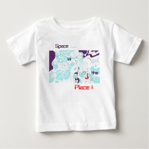 Raum ist der Ort! abstrakter T - Shirt