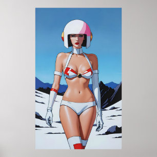 Raum ist der Ort - Ken Gage Art Poster