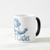 Raum-Kadett-Blau Verwandlungstasse (VorderseiteRechts)