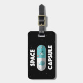 Raum-Kapsel Gepäckanhänger (Vorderseite vertikal)