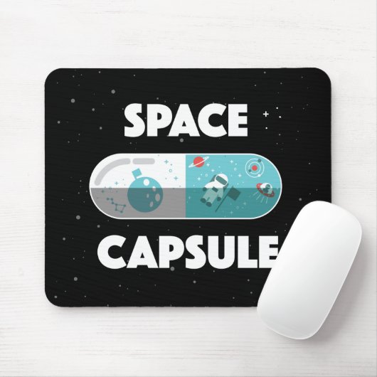 Raum-Kapsel Mousepad (Mit Mouse)