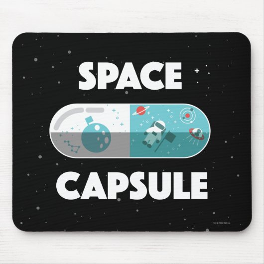 Raum-Kapsel Mousepad (Vorne)