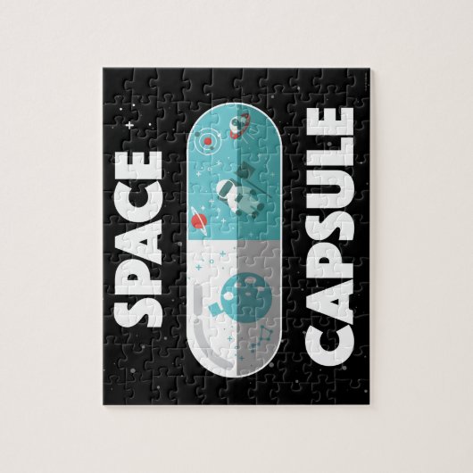 Raum-Kapsel Puzzle (Vertikal)