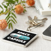 Raum-Kapsel Schlüsselanhänger (Seite)