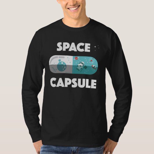 Raum-Kapsel T-Shirt (Vorderseite)