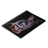 Raum-Kätzchen Notizblock (Linke Seite)