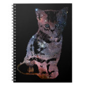 Raum-Kätzchen Notizblock (Vorderseite)