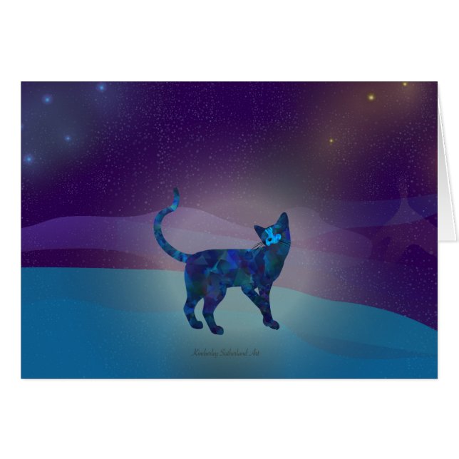 Raum-Katze 1 (Vorderseite (Horizontal))