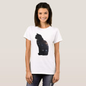 Raum-Katze T-Shirt (Vorne ganz)