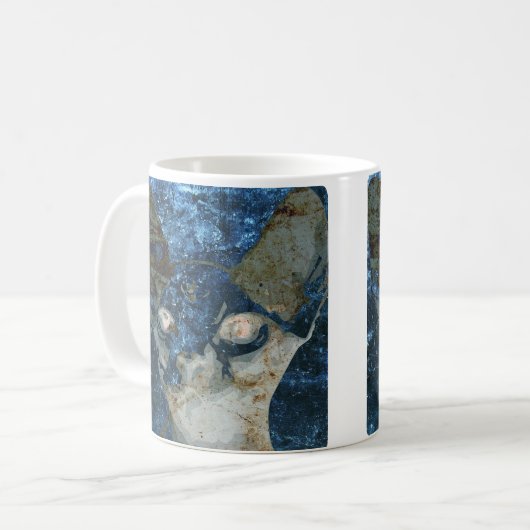 Raum-Katzen-Alpha Kaffeetasse (Vorderseite Links)