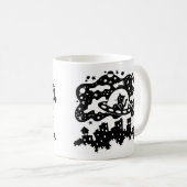 Raum-Katzen-Tasse Kaffeetasse (VorderseiteRechts)