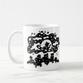 Raum-Katzen-Tasse Kaffeetasse (Links)