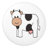 Raum-Keramikgriff der Kuhillustrationskinder Keramikknauf (Vorderseite)
