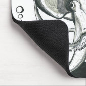 Raum-Krake Mousepad (Ecke)