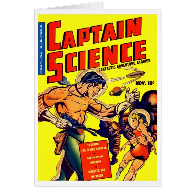 Raum-Krieger-Vintages Science Fiction-Comic (Vorne)