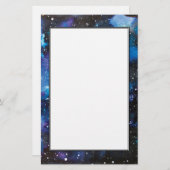 Raum-Kunst-Aquarell-Galaxie Briefpapier (Vorne/Hinten)