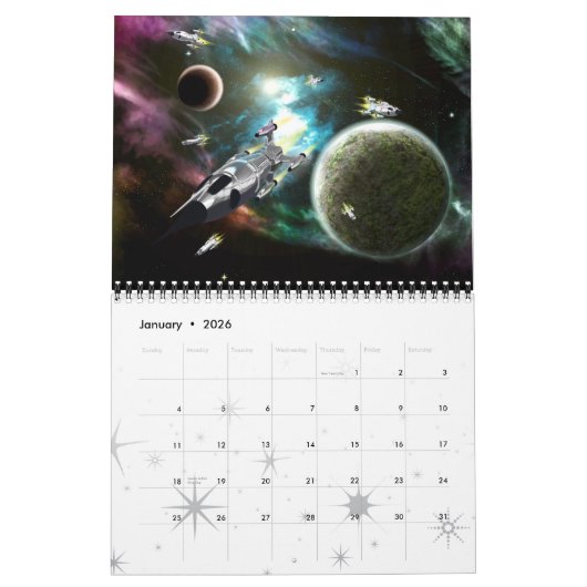 Raum-Kunst Kalender (Jan 2026)