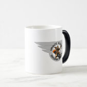 Raum-Küsten-Stinktier-Affen-TwoTone Tasse (VorderseiteRechts)