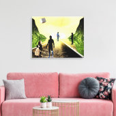 Raum Leinwanddruck (Insitu (Wohnzimmer))