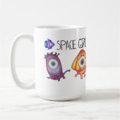 Raum-Mädchen: Alien-Tasse Kaffeetasse (Links)
