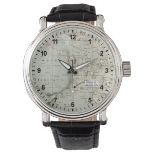RAUM: MOND MAP, 1972 ARMBANDUHR