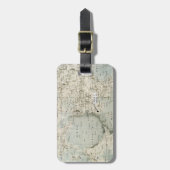 RAUM: MOND MAP, 1972 GEPÄCKANHÄNGER (Vorderseite vertikal)