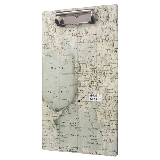 RAUM: MOND MAP, 1972 KLEMMBRETT (Links)