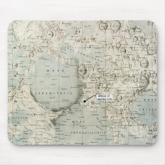 RAUM: MOND MAP, 1972 MOUSEPAD (Vorne)