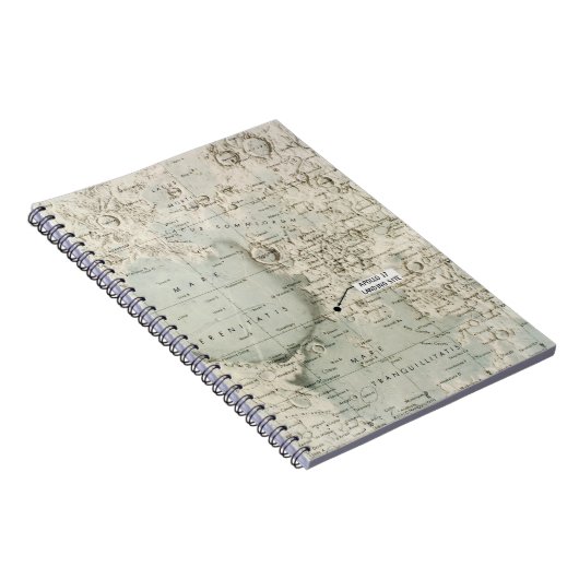 RAUM: MOND MAP, 1972 NOTIZBLOCK (Rechte Seite)