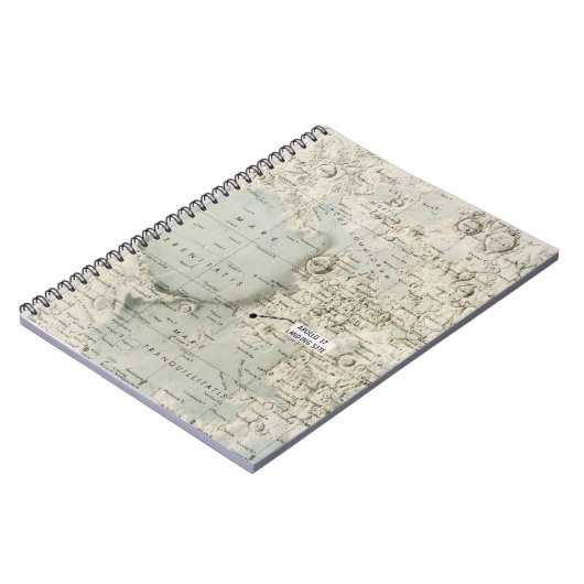 RAUM: MOND MAP, 1972 NOTIZBLOCK (Linke Seite)