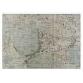 RAUM: MOND MAP, 1972 SCHNEIDEBRETT (Vorderseite)