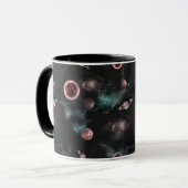 Raum-Muster Tasse (Vorderseite Links)
