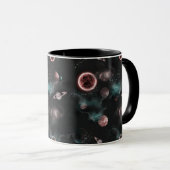 Raum-Muster Tasse (VorderseiteRechts)