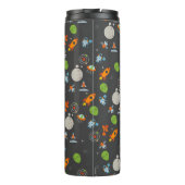 Raum-Muster Thermosbecher (Rückseite)