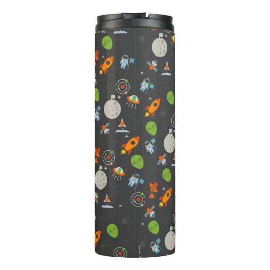 Raum-Muster Thermosbecher (Rückseite)