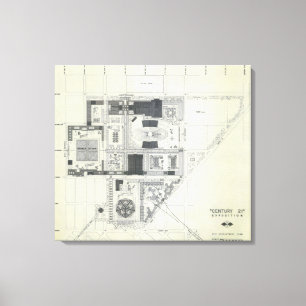 Raum-Nadel-Luftkonzept, das 3 zeichnet Leinwanddruck