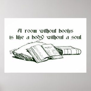 Raum ohne Bücher Poster