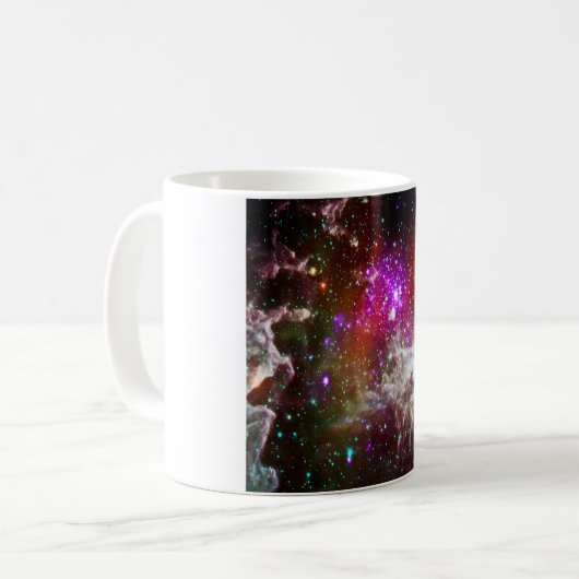 Raum - Pacman Nebula Kaffeetasse (Vorderseite Links)