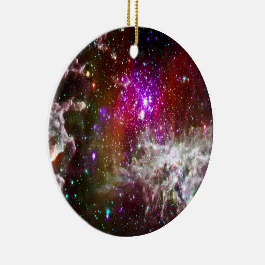 Raum - Pacman Nebula Keramik Ornament (Rechts)