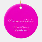 Raum - Pacman Nebula Keramik Ornament (Hinten)