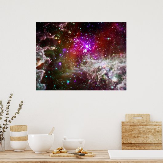 Raum - Pacman Nebula Poster (Küche)