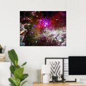 Raum - Pacman Nebula Poster (Heimbüro)