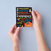 Raum, Planetarium Eventwerbung Flyer (Gruppe)