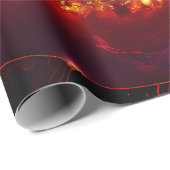 Raum - Planeten - Sterne - Milchstraßengalaxie Geschenkpapier (Rolleneckpunkt)